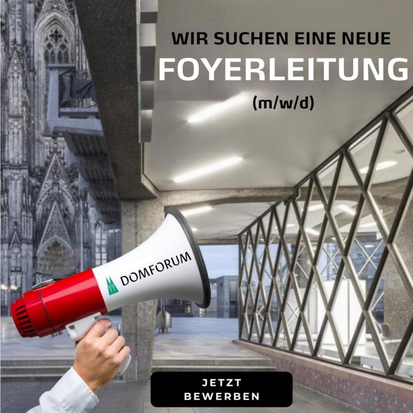 Bild Stellenausschreibung Foyerleitung