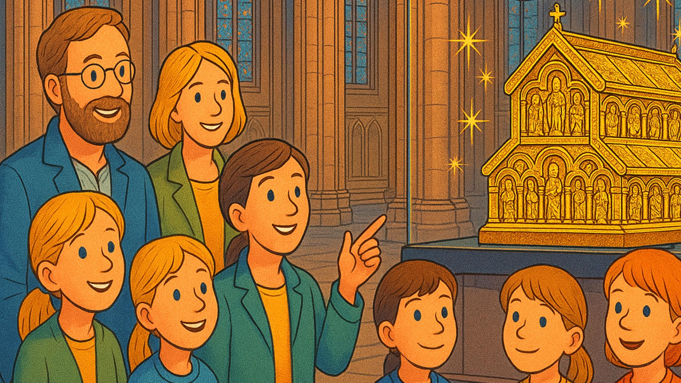 Illustration-Kinderführung-Schatzkammer