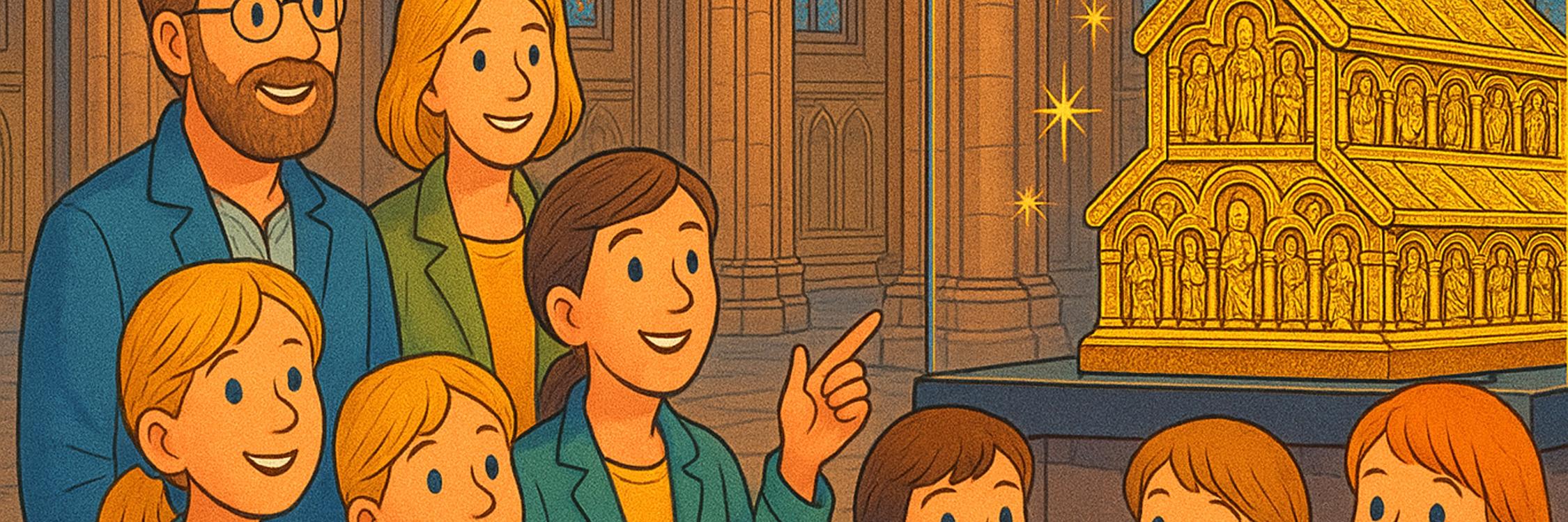 Illustration-Kinderführung-Schatzkammer