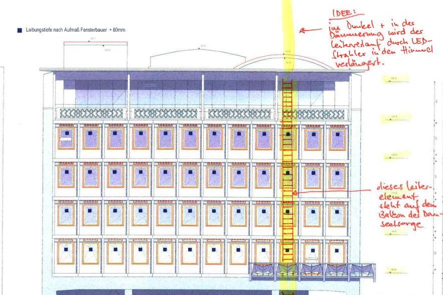 Skizze Fassade mit Leiter_TÜ (1) Ausschnitt